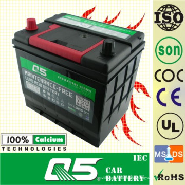 JIS-55D23 12V60AH für wartungsfreie Autobatterie